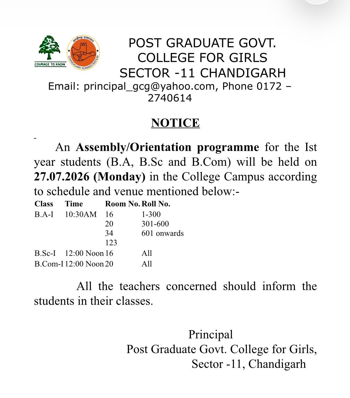 notice